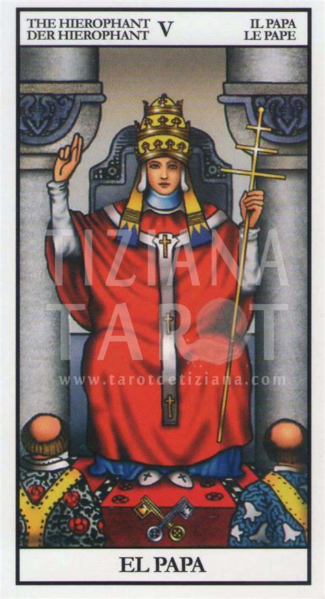 el papa tarot|El Papa o El Hierofante (Le Pape)